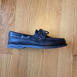 Sperry Gold Cup A/O Men's Leather Boat Shoes - Black (8.5) NIB